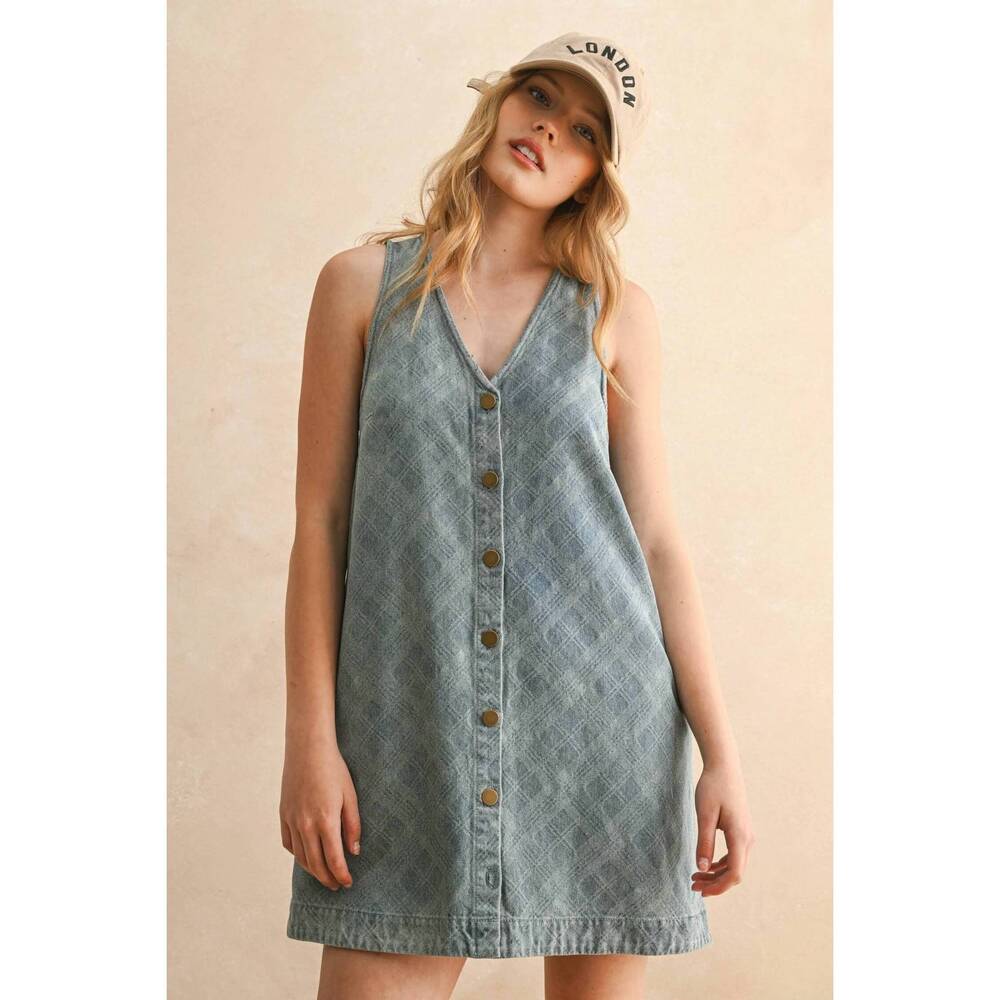NEW MIOU MUSE tatum mini dress in blue